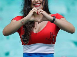 Larissa Riquelme, Model Sexy Paraguay yang Mencuri Perhatian di Copa America 2019