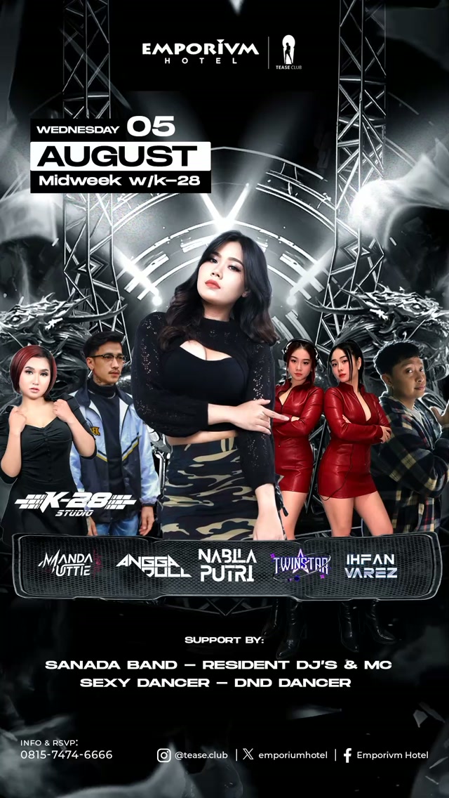 EMPORIUM TEASE CLUB JAKARTA - MIDWEEK (K-28 STUDIO)