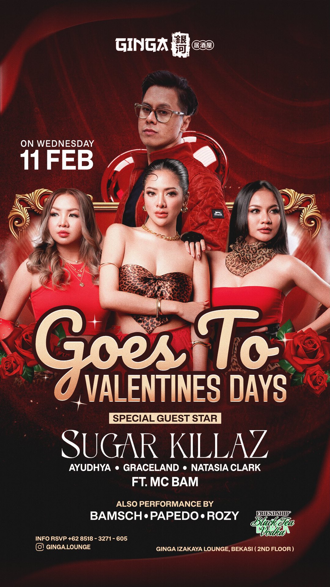 GINGA LOUNGE BEKASI - GOES TO VALENTINES DAY (SUGAR KILLAZ)