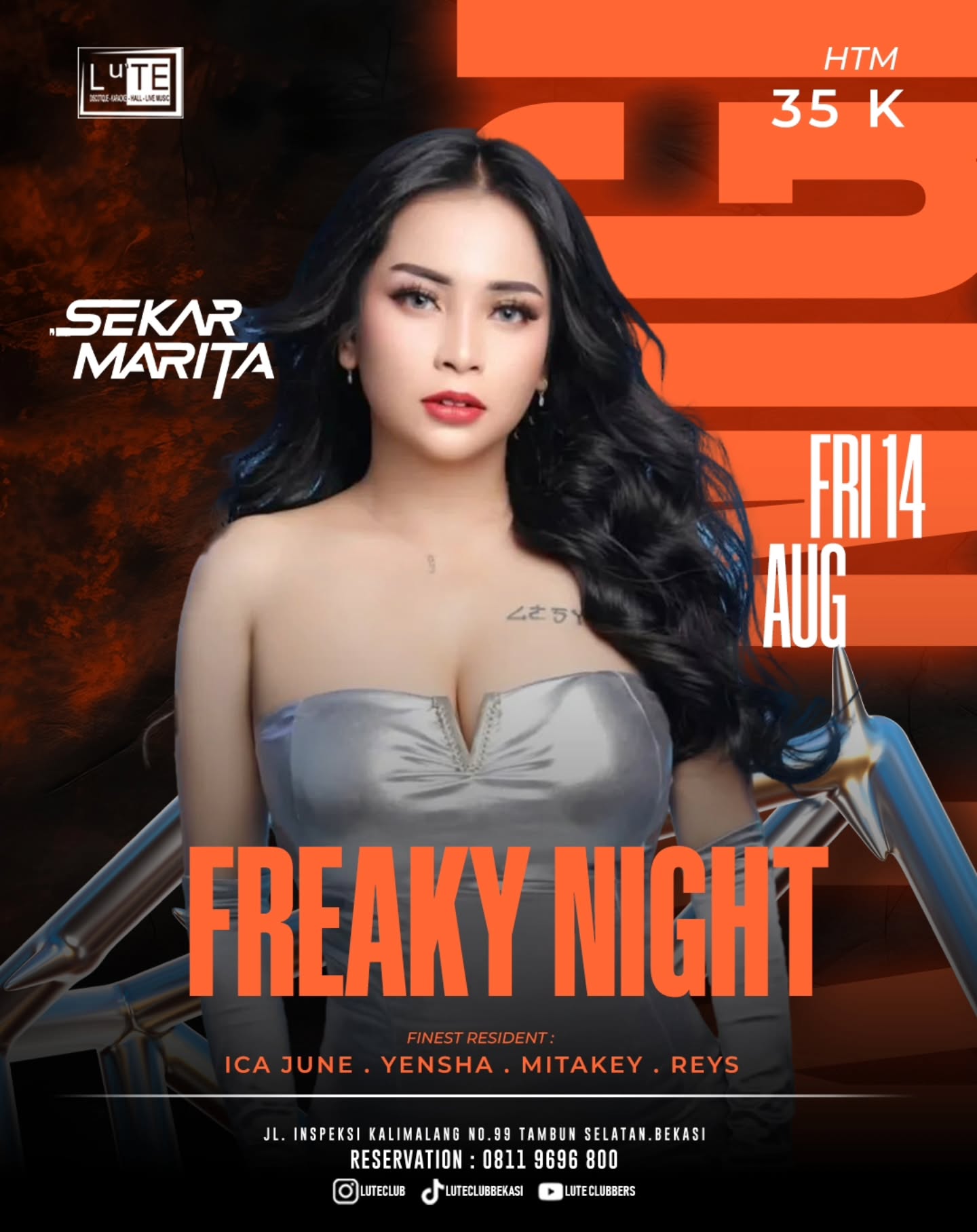 LUTE CLUB BEKASI - FREAKY NIGHT (SEKAR MARITA)
