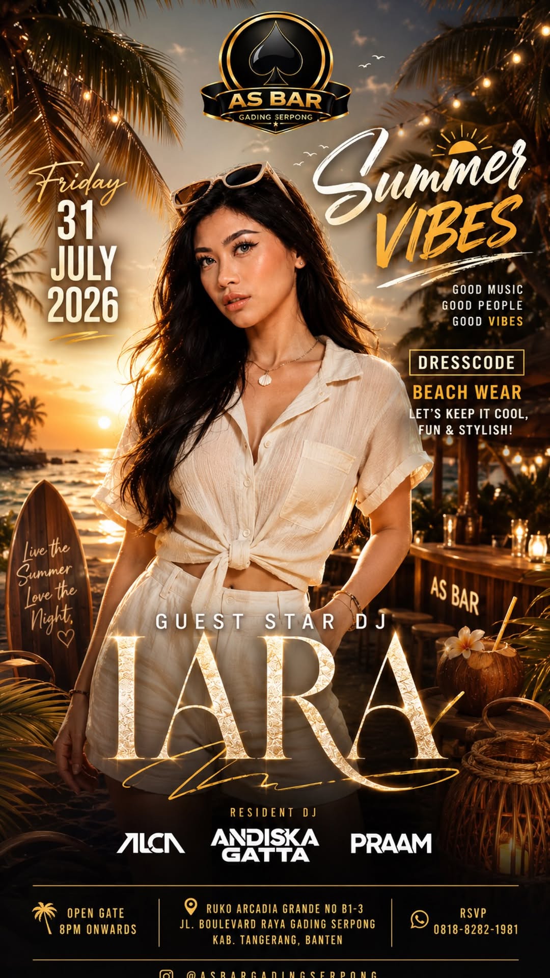 AS BAR GADING SERPONG - SUMMER VIBES (IARA)