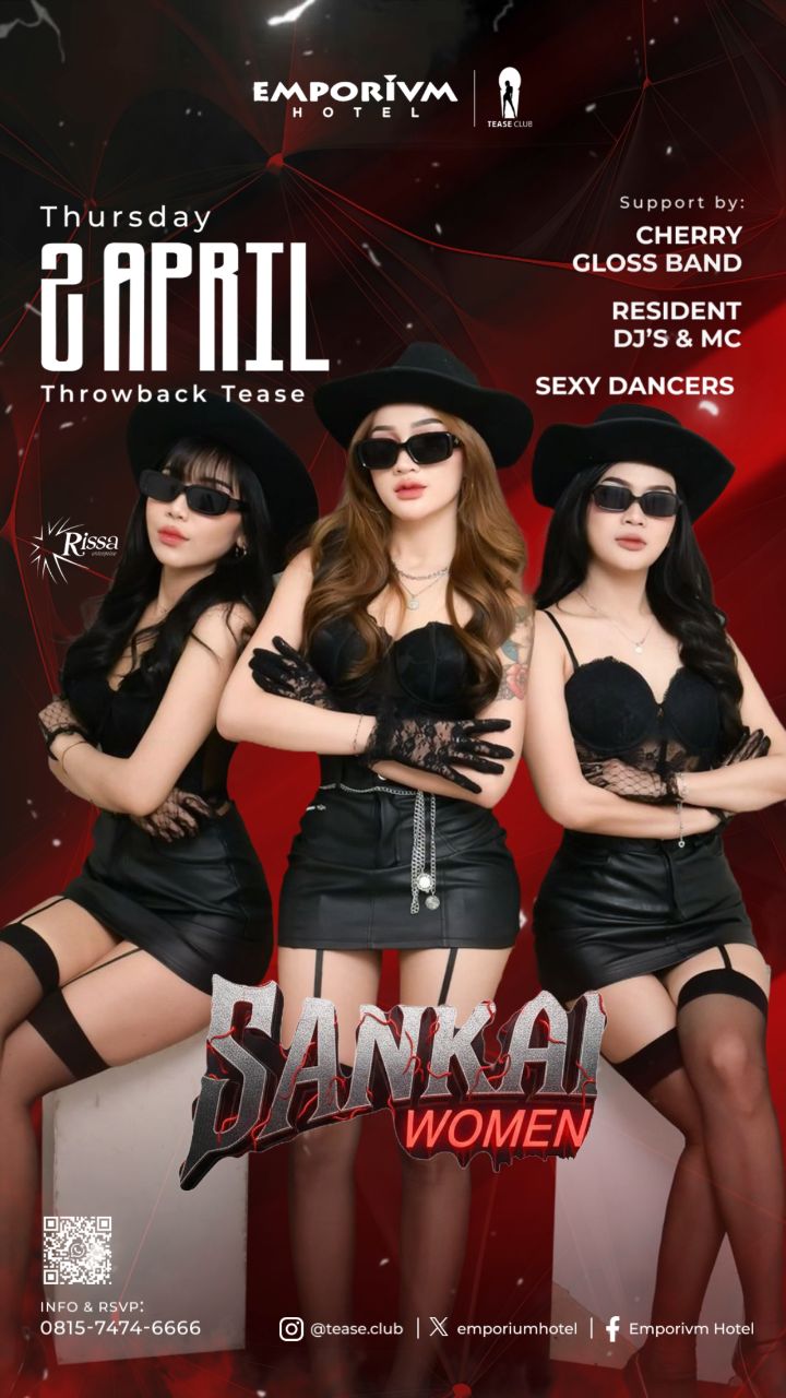 EMPORIUM TEASE CLUB JAKARTA - THROWBACK TEASE (SANKAI WOMEN)