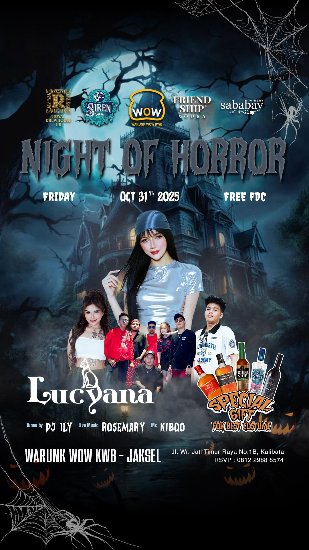 WARUNK WOW KWB JAKARTA - NIGHT OF HORROR (LUCYANA)