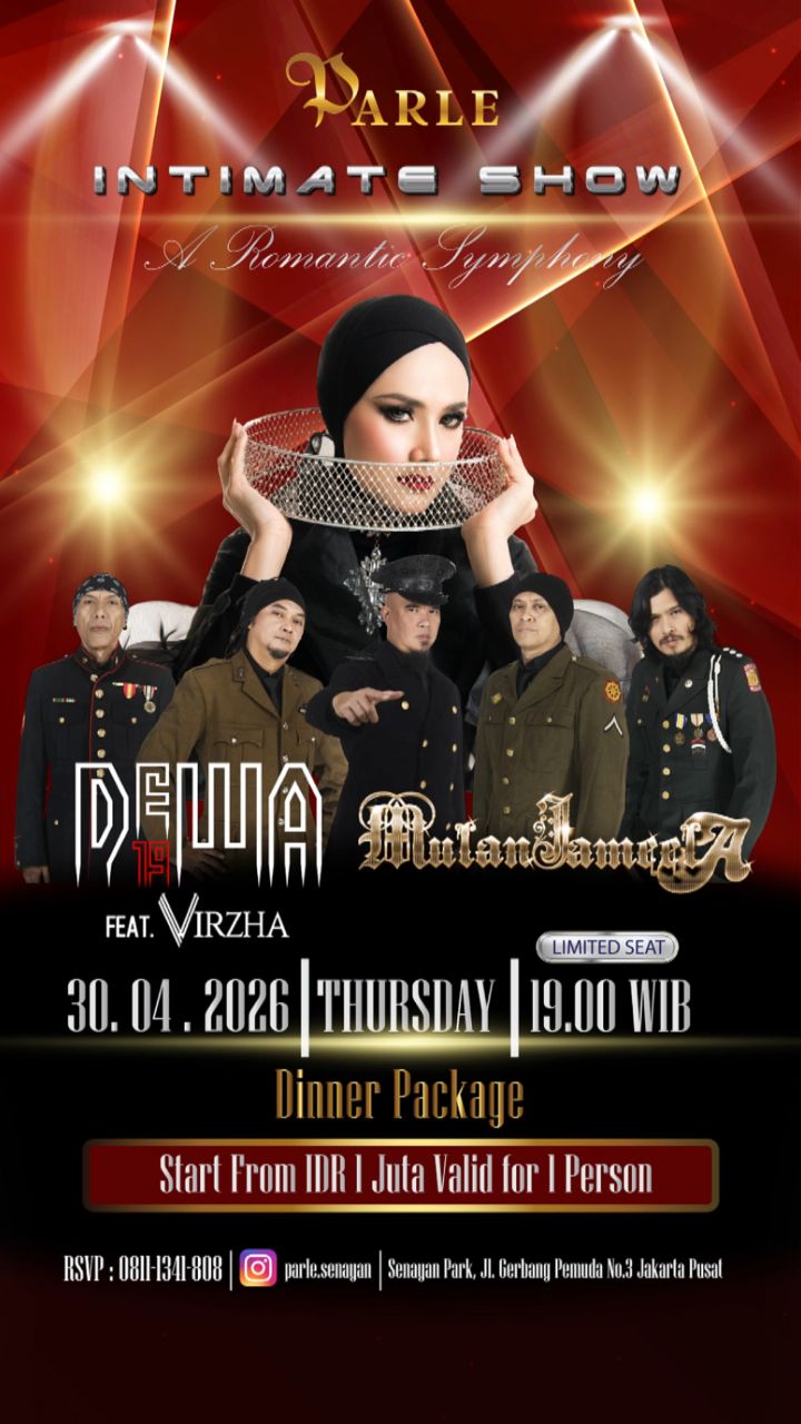 PARLE SENAYAN JAKARTA - A ROMANTIC SYMPHONY (DEWA 19 FEAT. VIRZHA & MULAN JAMEELA)