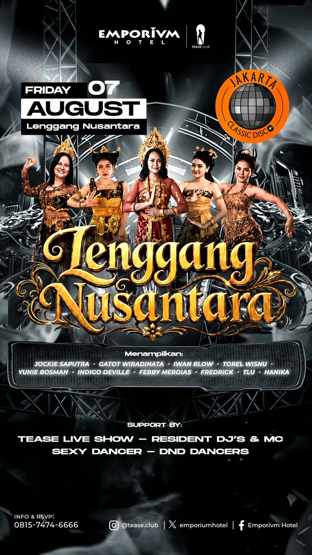 EMPORIUM TEASE CLUB JAKARTA - LENGGANG NUSANTARA